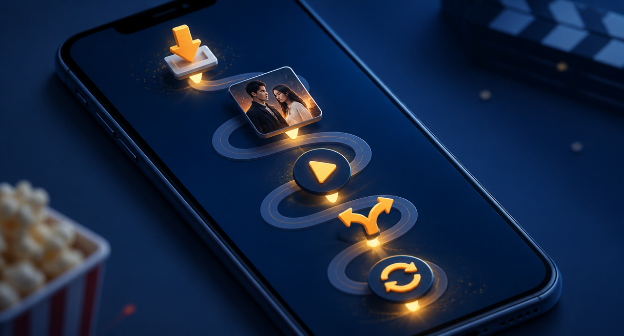 The five-step path from download to replay