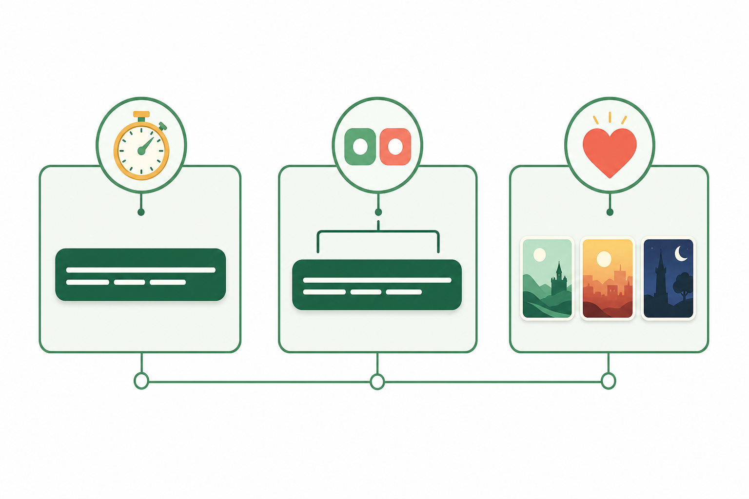 Three localization standards: timing, completeness across choice buttons, cultural fit